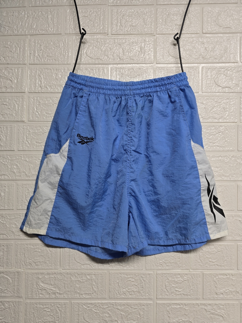 Vintage 80's/90's Reebok Blue Athletic Shorts with White Accents Size M